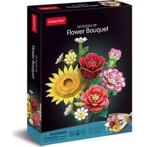 3D-puzzel - Gemengd bloemenboeket