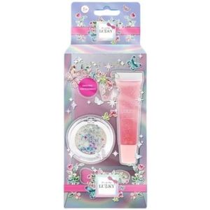 Lukky: Make-up set met roze lipgloss