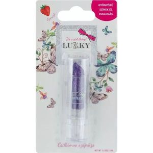 Lukky: Nagellak met glitters en aardbeiengeur - paars