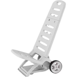 Aktive - Aluminium - Vouwstoel - Wit-Grijs - Met Wielen