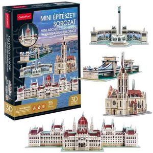 Mini architectuur: gebouwen uit Hongarije - 3D-puzzel met 155 stukken
