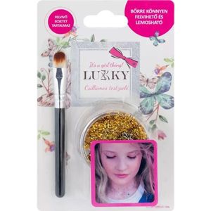 Lukky: Douchegel met gouden glitters