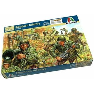 Italeri - Amerikaanse Infanterie - Modelbouw - 1:72 - 50 Figuren