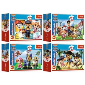 Trefl: Paw Patrol 2022 - mini-puzzel met 54 stukjes - verschillende soorten