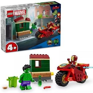 LEGO Marvel - Iron Man met motor en de Hulk Avengers Set - 76287