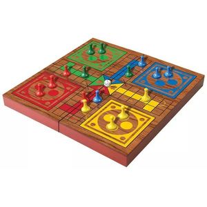 Wie het laatst lacht? - bordspel van hout