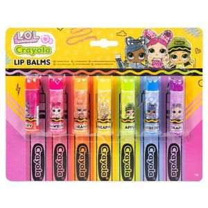 L.O.L. x Crayola: Lippenbalsem set - 7 stuks