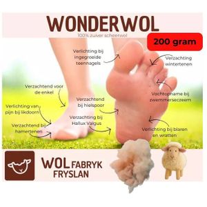 WonderWol - Antidruk Wol - 200 gram - Roze/Rood