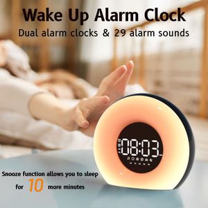 Wake Up Light + Alarm Clock + White Noise