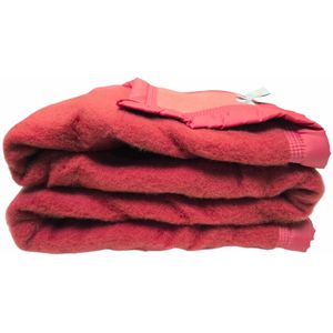 Wollen deken by Savanne - All Year (500 gram) - Oud Roze/Rood-240 x 260 cm