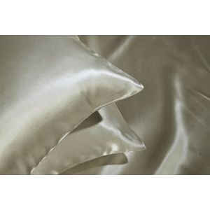 Sichou 100% moerbeiboom zijden dekbedovertrek Uni Feronia-Lits-jumeaux XL (260 x 220 cm) inclusief kussenslopen