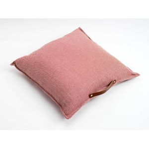 Luxe zitkussen - Linnen Fuchia - 61 x 61 cm