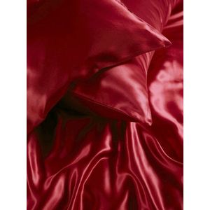 Sichou 100% moerbeiboom zijden dekbedovertrek Uni Amare-Lits-jumeaux (200 x 220 cm) inclusief kussenslopen