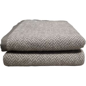 Sole Mio - Musk - Deken - 240 x 260 cm - 100% Zuiver Lamswol