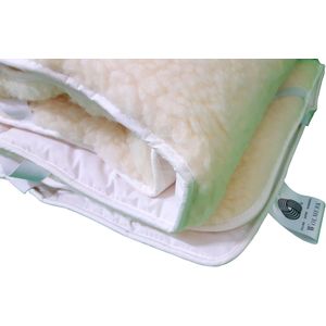 Origineel Texels Classic wollen onderdeken mét Split-200 x 210 cm