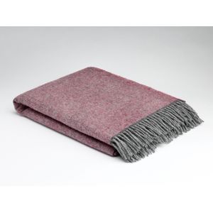 100% Merino wollen plaid Cosy Rose