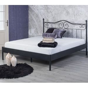 Dico metalen bed Alessia-Zand-160 x 210 cm
