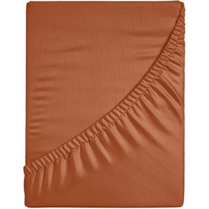 Ten Cate Premium satijn katoen hoeslaken Indian Spice 140 x 200 cm