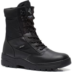 Sniper boots met YKK rits. Diverse Kleuren (Kleur: Zwart, Maat: 43)