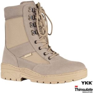 Sniper boots met YKK rits. Diverse Kleuren (Kleur: Khaki, Maat: 41)