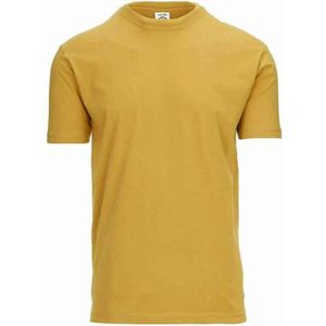 T-shirt fostee. Diverse kleuren (Kleur: Mosterd, Maat: XL)