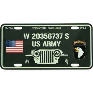 Nummerplaat Willys Jeep