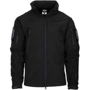 Softshell jack tactical. Diverse kleuren (Kleur: Zwart, Maat: S)