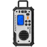 POWERplus Bison USB Solar Dynamo DAB+ FM Radio | Bluetooth Speaker | LED Zaklamp | Powerbank | SOS Alarm | Klok | Noodradio