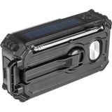 POWERplus Bison USB Solar Dynamo DAB+ FM Radio | Bluetooth Speaker | LED Zaklamp | Powerbank | SOS Alarm | Klok | Noodradio