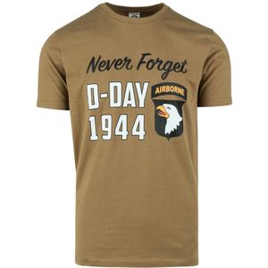 T-shirt D-Day 1944 (Maat: XXL, Kleur: Groen)