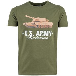Kinder T-shirt - Levendig Groen - U.S. Army - Tank