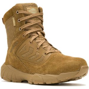 NORTIV 8 Mannen Waterdichte Militaire Tactische Werklaarzen Lederen Motorfiets Combat Lichtgewicht Antislip Wandellaarzen voor Mannen Verdediger, Coyote-6 Inch, 11 Wide