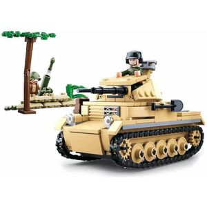 Sluban M38-B0691 Building Blocks Wwii Serie Panzer Ii German Tank