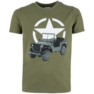 Kinder t-shirt Jeep (Maat: 122-128)