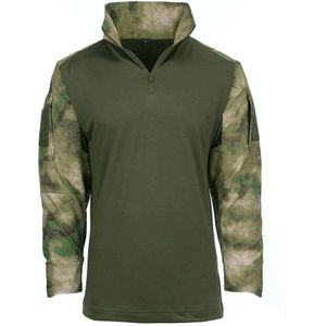 Tactical shirt UBAC Warrior. Diverse kleuren (Kleur: Digital camo, Maat: XL)