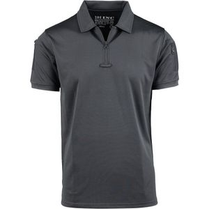 Tactical zip polo Quick Dry | 101 INC | Diverse kleuren (Kleur: Wolf Grey, Maat: XL)