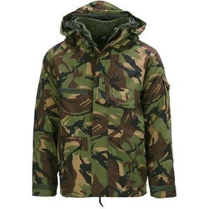 Military parka gevoerd. Diverse kleuren (Kleur: NL Camo, Maat: XXL)