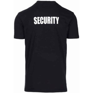T-shirt security (Kleur: Zwart, Maat: XXXL)