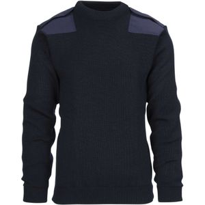 Commando trui wol fijn. Diverse kleuren (Kleur: Zwart, Maat: XL)
