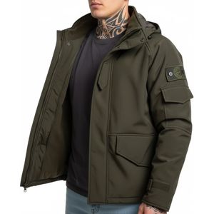 Tactical Edge Softshell Jas | Diverse kleuren (Maat: S, Kleur: Groen)