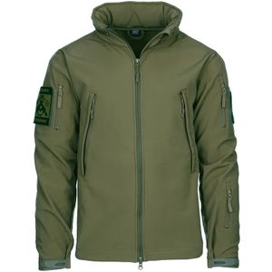 Softshell jack tactical. Diverse kleuren (Kleur: Groen, Maat: L)