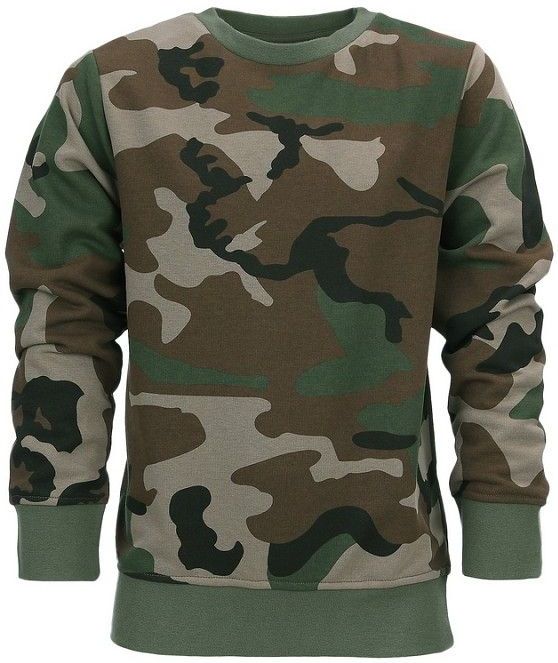 Kinder sweater - Woodland Camouflage (Maat: 98)