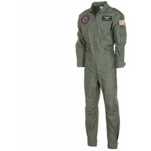 Kinder overall. Diverse kleuren (Kleur: Sage Green, Maat: XS)