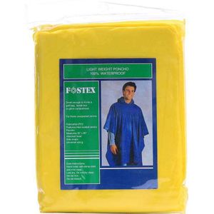 Poncho licht gewicht (Kleur: Geel)