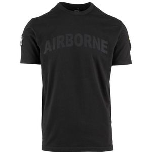 Premium t-shirt 101st Airborne. Diverse Kleuren (Maat: S, Kleur: Zwart)
