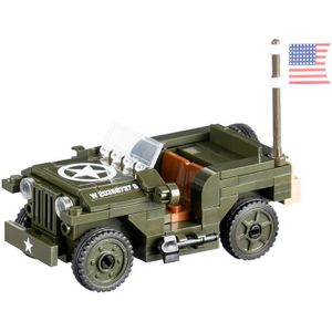 Sluban WWII Jeep Amerikaans leger