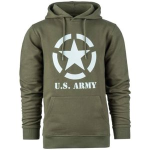 Hoodie Allied Star (Kleur: Groen, Maat: XXL)