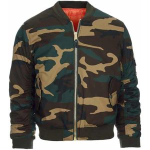 MA-1 Bomberjack Kind - Camouflage - Omkeerbaar | Fostex Garments (Maat: M)