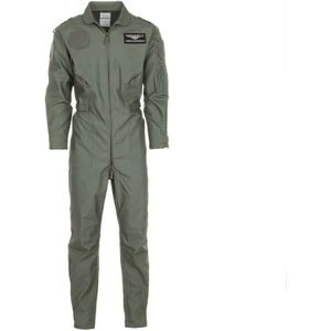 Piloten overall - Fostex Garments. Diverse kleuren (Maat: 52, Kleur: Sage Green)