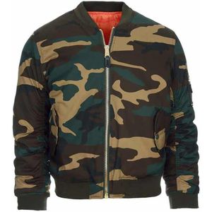 MA-1 Bomberjack Kind - Camouflage - Omkeerbaar | Fostex Garments (Maat: XL)